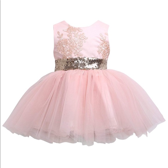 Toddler floral sleeveless princess dress gown - Picture 3 of 8